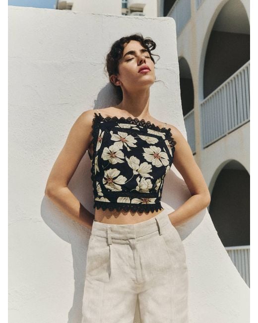 Reformation Natural Meadow Top