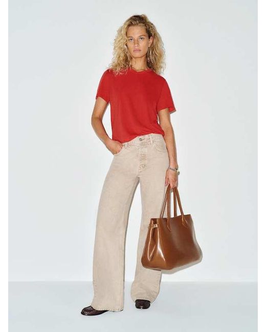 Reformation Red Lexi T-Shirt