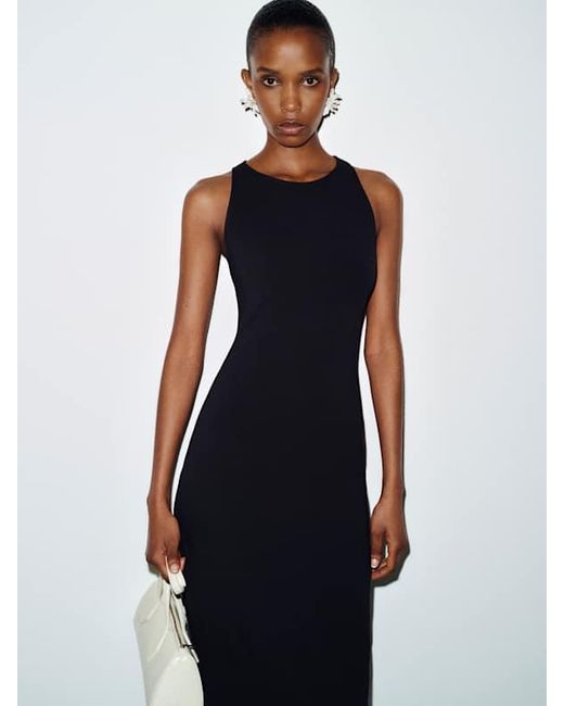 Reformation Blue Teddi Knit Dress