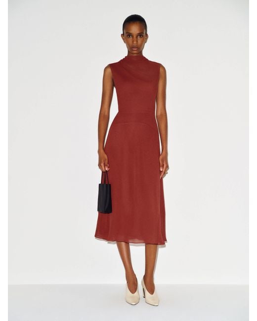 Reformation Red Marlette Dress