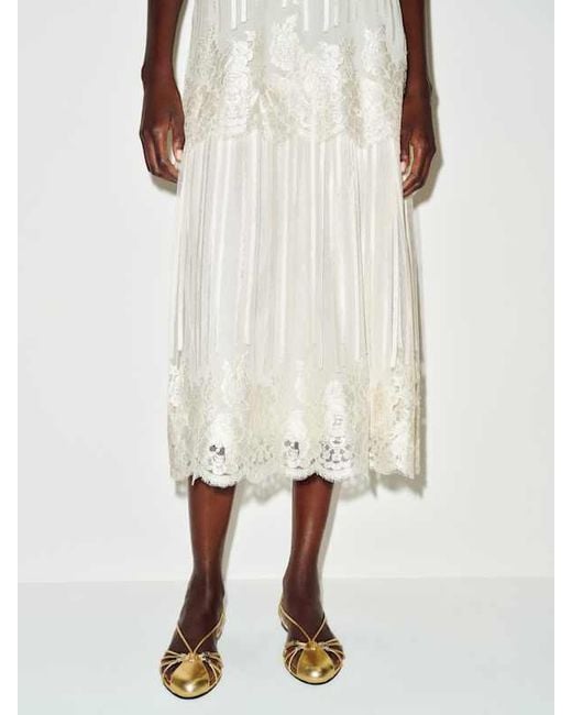 Reformation White Vintage Arlena Dress Lace