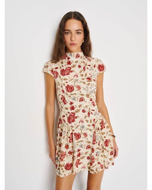 Reformation White Maven Mini Dress 0