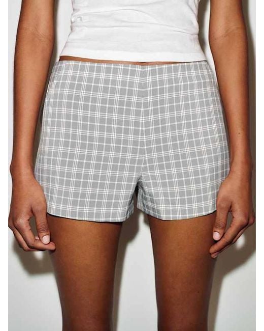 Reformation Blue June Low Rise Short