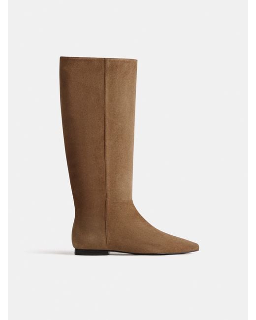Reformation Brown Remy Flat Knee Boot 5