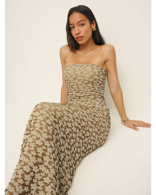 Reformation Natural Ryden Knit Dress