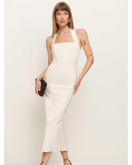 Reformation Natural Finnian Knit Dress