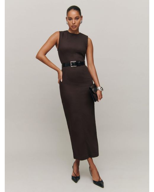 Reformation Multicolor Kendi Denim Midi Dress 2