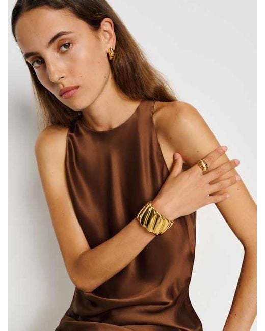 Reformation Metallic Blanche Cuff
