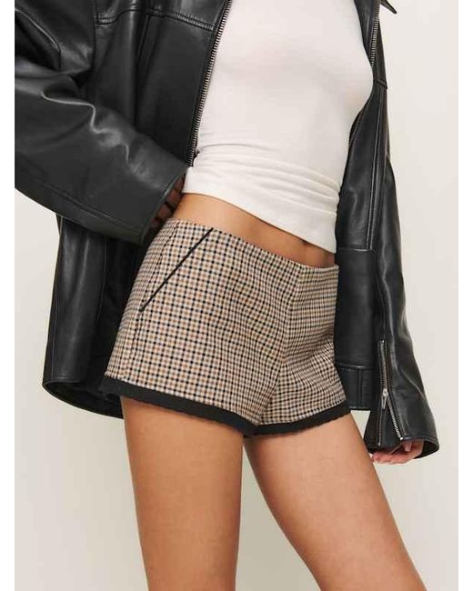 Reformation Green June Low Rise Short 10