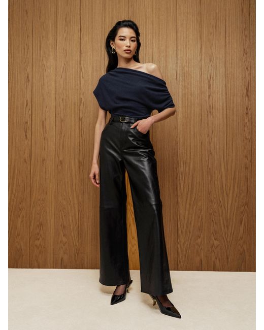 Reformation Blue Iris Knit Top