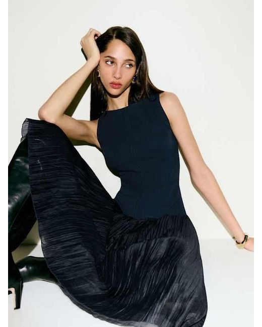 Reformation Cyra Dress in Blue | Lyst