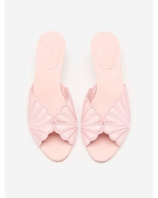 Reformation Pink Waldena Block Heeled Mule 5