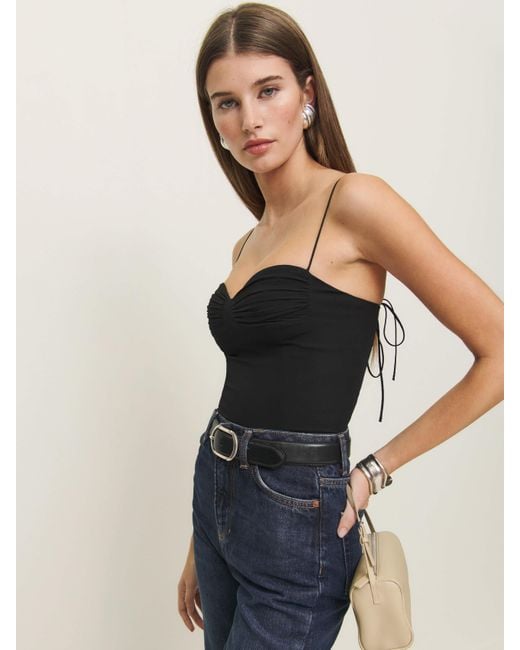 Reformation Red Pixie Top