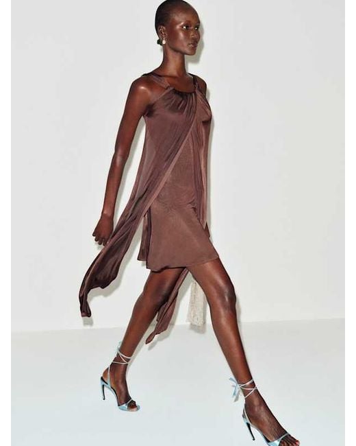 Reformation Red Vintage Draped Dress