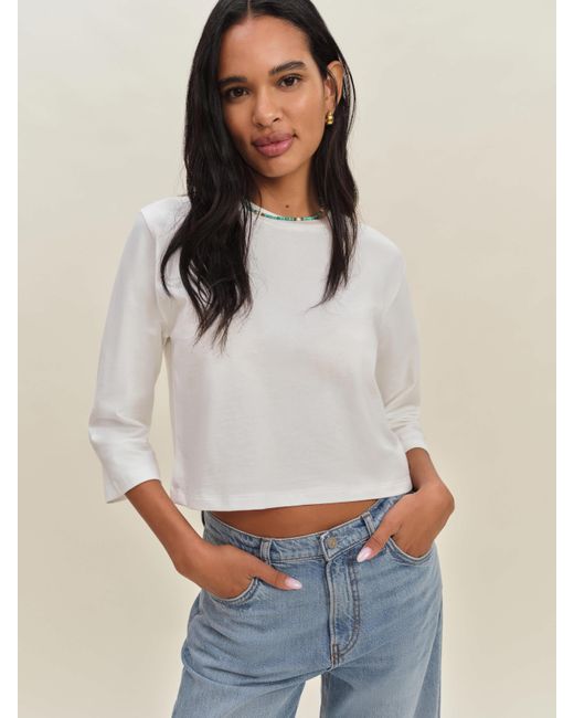 Reformation Gray Lewis Tee