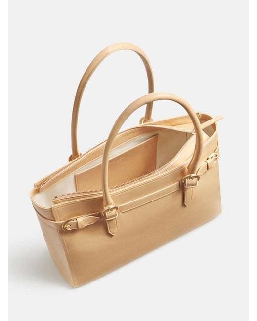 Reformation Natural Beatrice Tote Bag