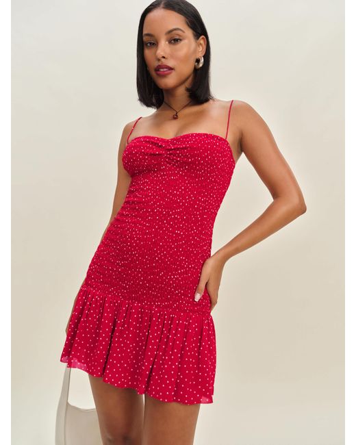 Reformation Pink Janessa Dress 6