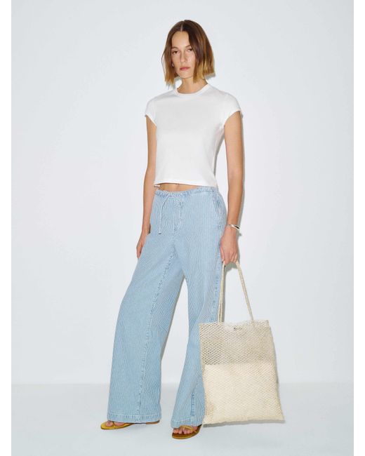 Reformation White Lissa T-Shirt
