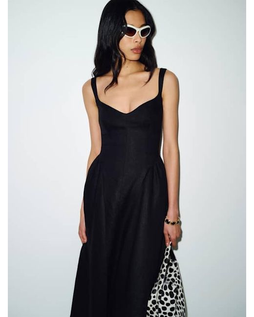 Reformation White Birdie Linen Dress 0