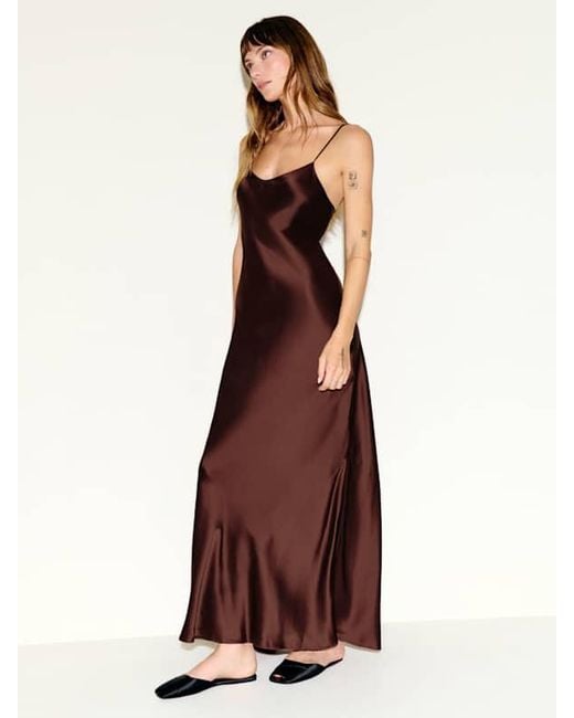 navy blue dress for baby girl Chic A-Line Ankle Length Soft Satin Bridesmaid Dress with Pleats Off The  Shoulder COCOMELODY CG0313BM
