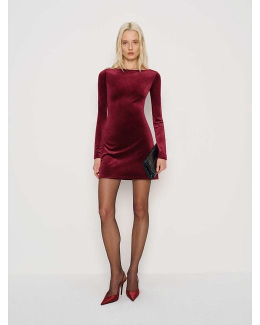 collared rib-knit midi dress ISLA – Beige Rib Knitted Collared Midi Dress – chouette club main image 1
