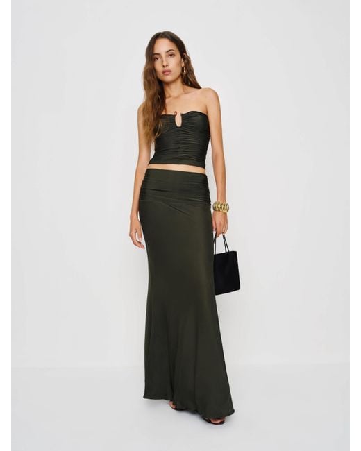 Reformation White Amir Knit Two Piece Dark
