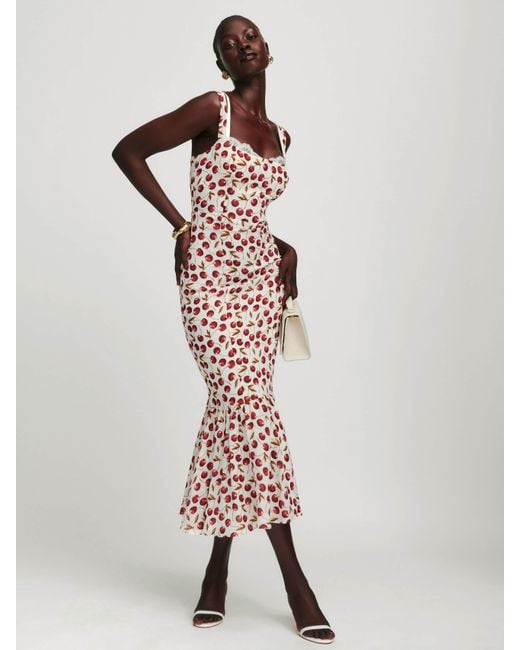 Reformation Pink Irisa Dress