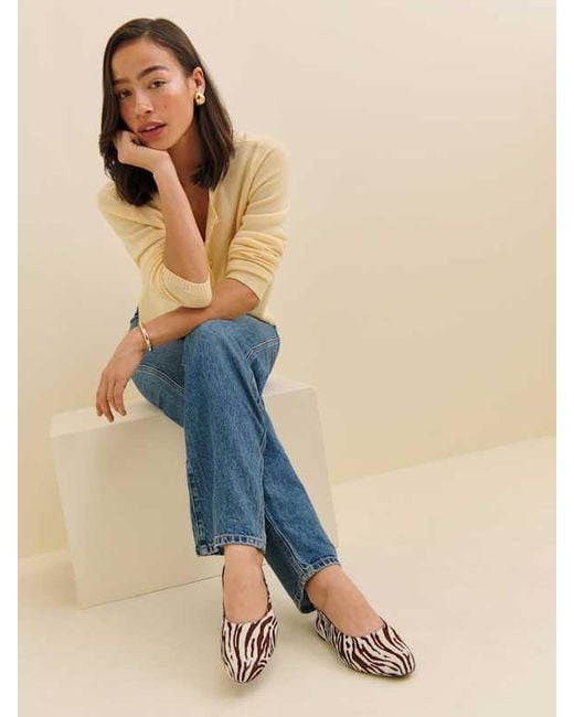 Reformation Natural Maren Ballet Flat