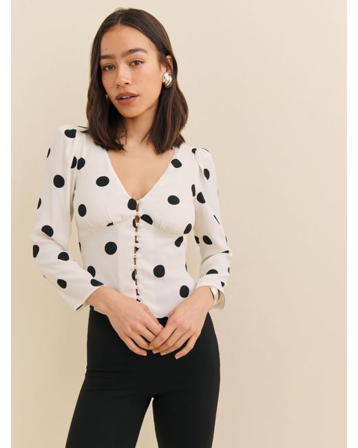 Reformation Natural Drina Top