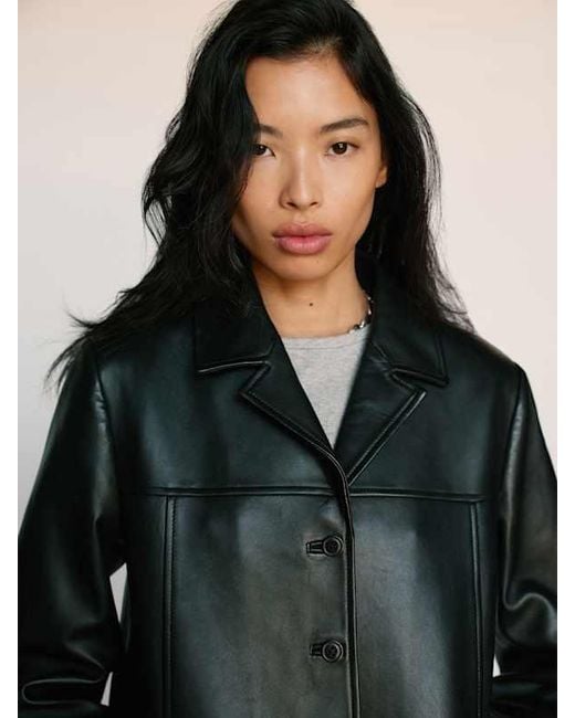 Reformation Blue Veda Sutton Jacket