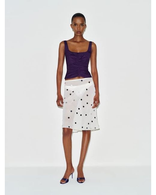 Reformation Blue Thistle Top 0
