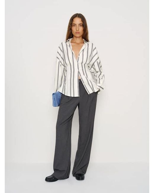 Reformation White Vanta Shirt 0