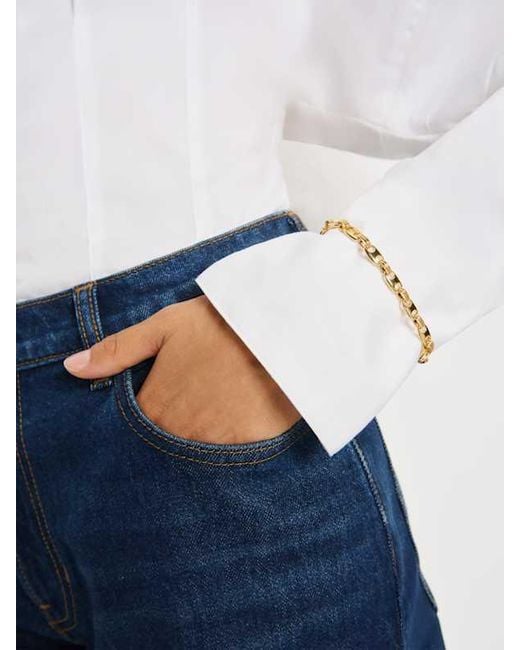 Reformation White Mini Coco Bracelet