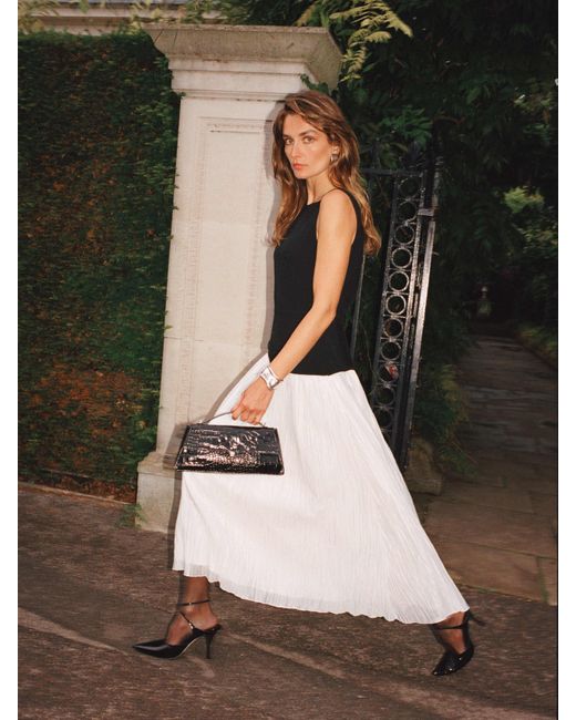 Reformation Black Cyra Dress