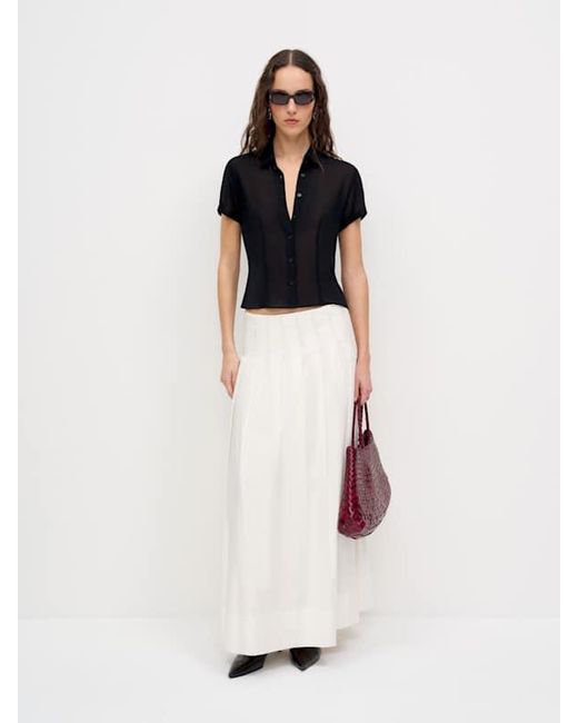 Reformation Black Corin Top 0