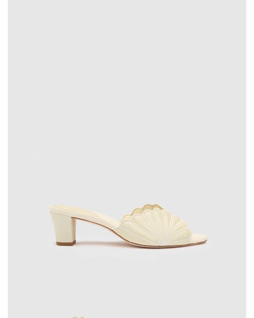 Reformation Natural Waldena Block Heeled Mule 5