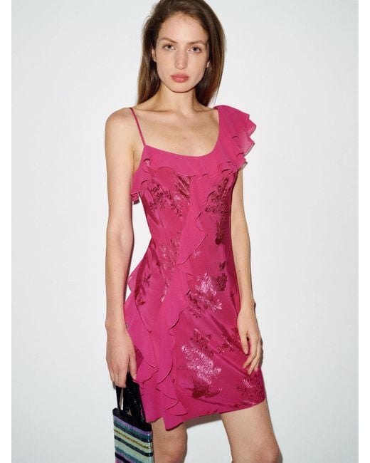Reformation Red Arienne Dress