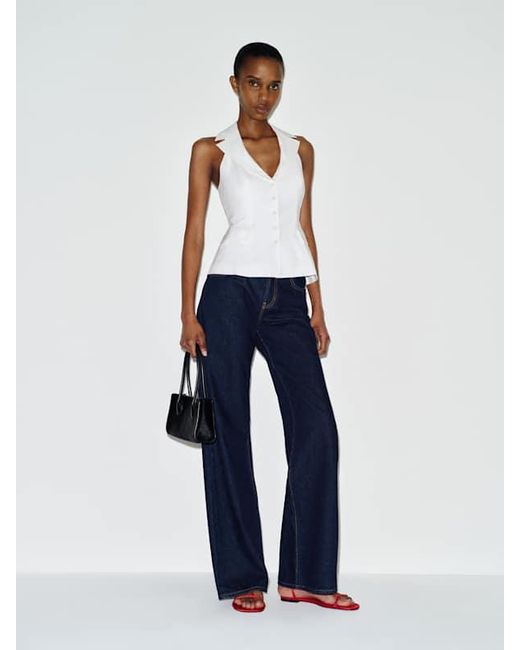 Reformation White Rona Top 0
