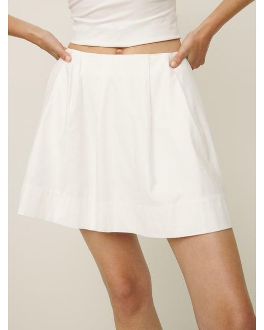 Reformation Natural Leni Skirt