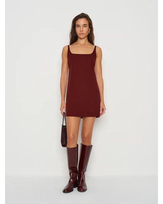 Reformation Red Elinda Dress 0