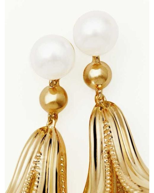 Reformation Natural Large Hemingway Earrings