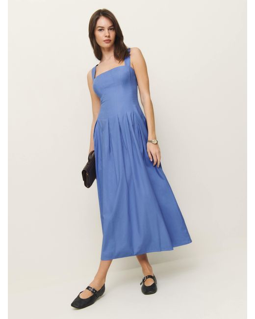 Reformation Mika Dress in Blue | Lyst