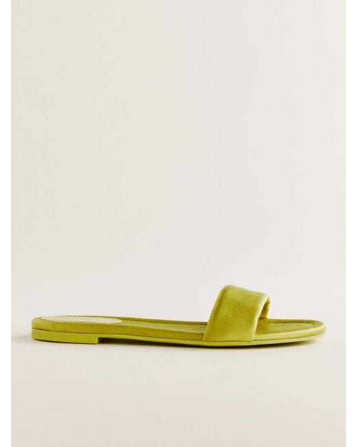 Reformation Yellow Tory Mule Sandal