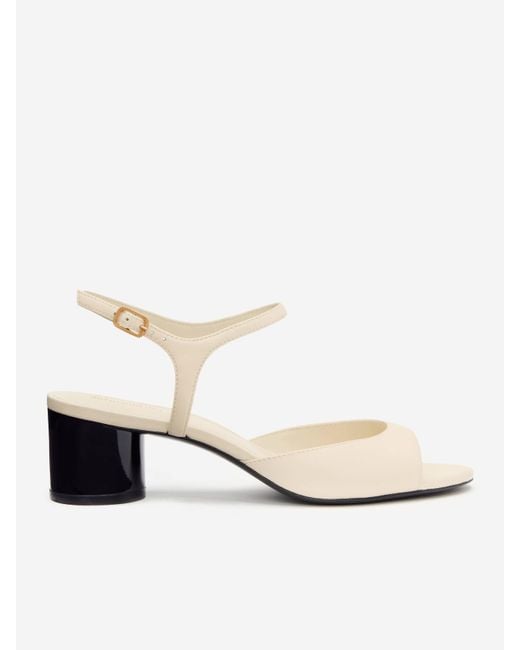 Reformation Natural Sandy Heeled Sandal