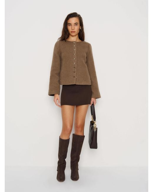 Reformation Natural Lucia Wool Jacket