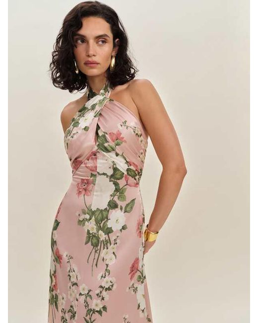 ae ruched halter dress Amaleta Halter Ruched Mini Dress | Butter | Womens