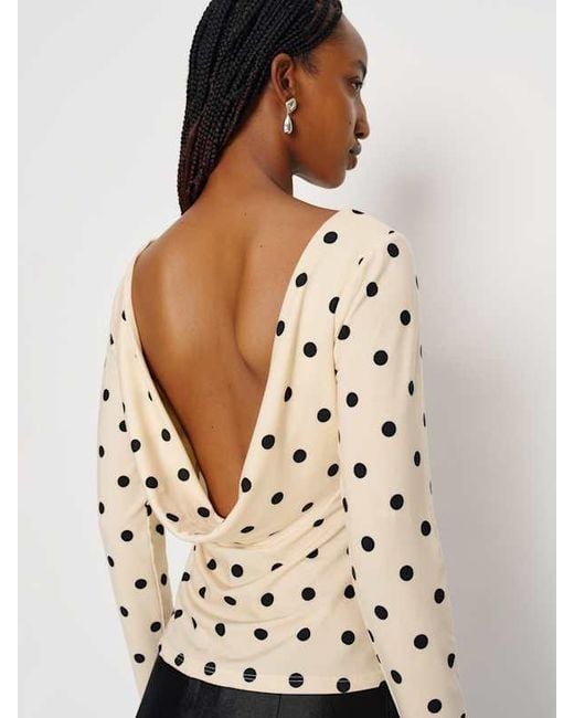 Reformation Natural Arden Knit Top