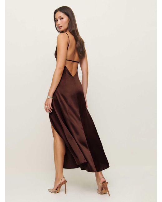 strapless open back dress Margot