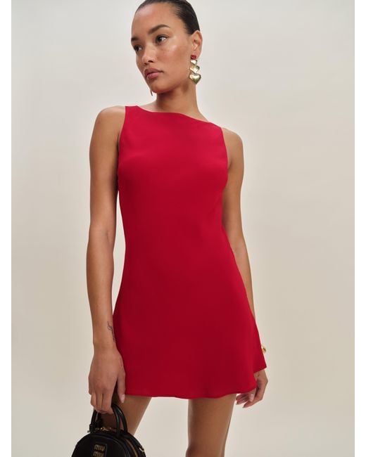 Reformation Red Dale Dress