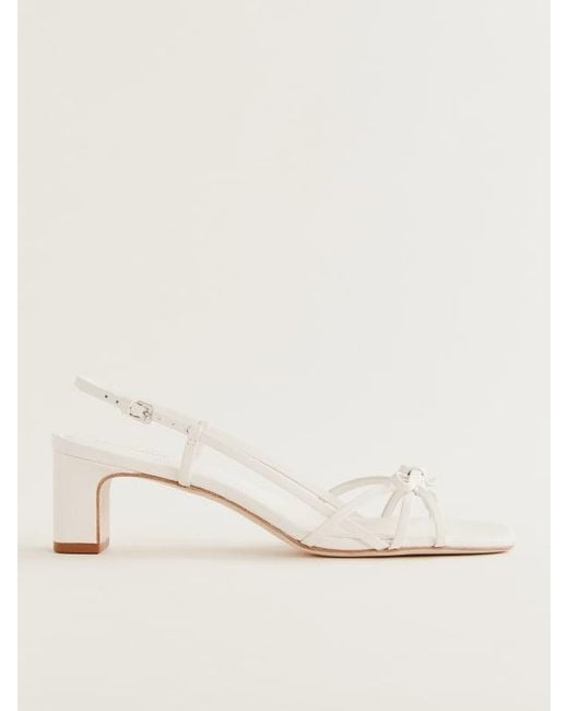 Reformation Natural Sally Bow Heeled Sandal